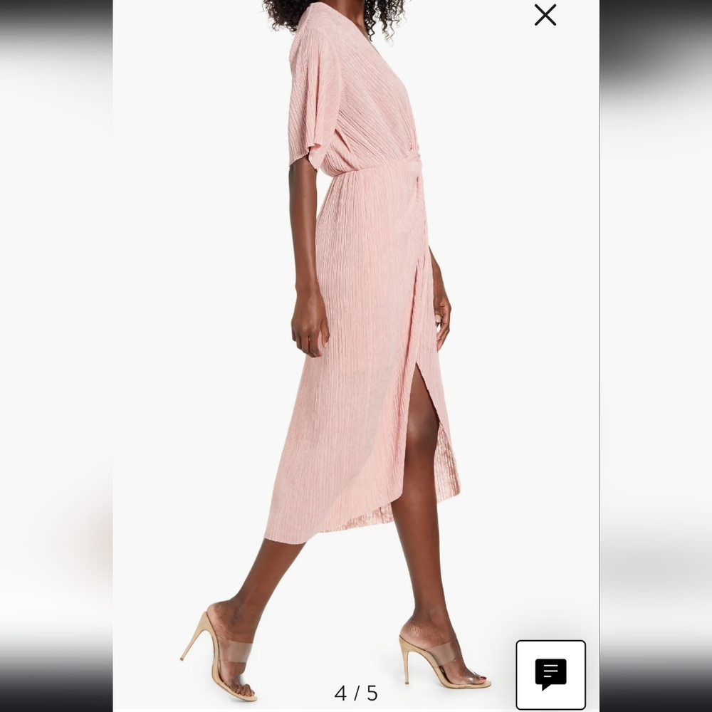 FINAL PRICE!! All in Favor Terracotta Midi Dress - Picture 5 of 8